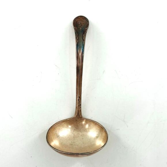 Gorham Rosemont silver plated serving spoon ladle - Picture 1 of 5